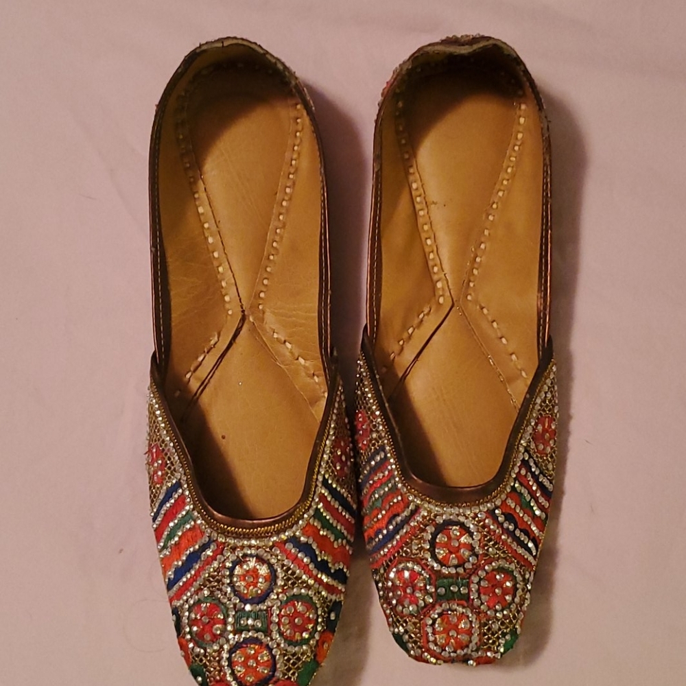 Handcrafted Ethnic Leather Indian Shoes
